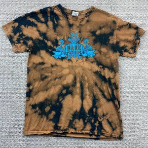 DARE Acid Washed Shirt Adult Men Medium M Brown Dare to Resist Drugs and Alcohol